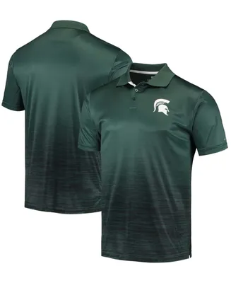 Men's Green Michigan State Spartans Marshall Polo