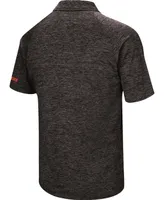 Men's Black Oregon State Beavers Down Swing Polo