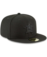 Men's Black Houston Astros Primary Logo Basic 59FIFTY Fitted Hat