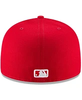 Men's Red Los Angeles Dodgers Fashion Color Basic 59FIFTY Fitted Hat