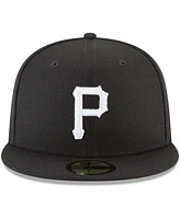 Men's Black Pittsburgh Pirates 59FIFTY Fitted Hat