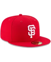 Men's Red San Francisco Giants Fashion Color Basic 59FIFTY Fitted Hat