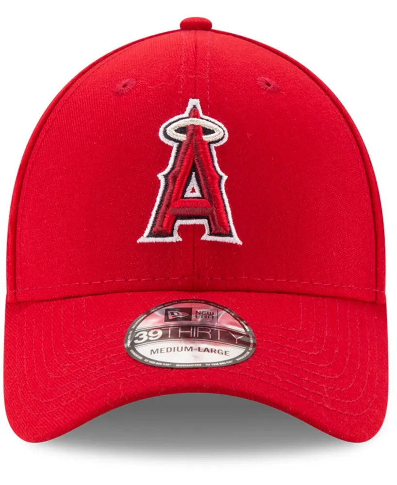 Men's Red Los Angeles Angels Game Team Classic 39Thirty Flex Hat