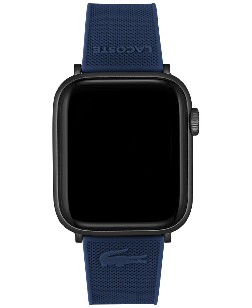 Lacoste Petit Pique Blue Silicone Strap for Apple Watch 42mm/44mm