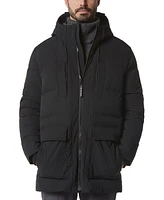 Marc New York Men's Silverton Crinkle Down Parka with Top Stitching