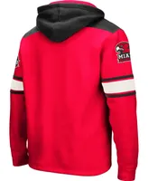 Men's Red Miami University RedHawks 2.0 Lace-Up Hoodie