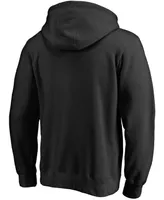 Men's Black Miami Heat Primary Team Logo Pullover Hoodie