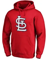 Men's Red St. Louis Cardinals Official Logo Pullover Hoodie