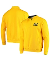 Men's Gold Cal Bears Tortugas Logo Quarter-Zip Jacket