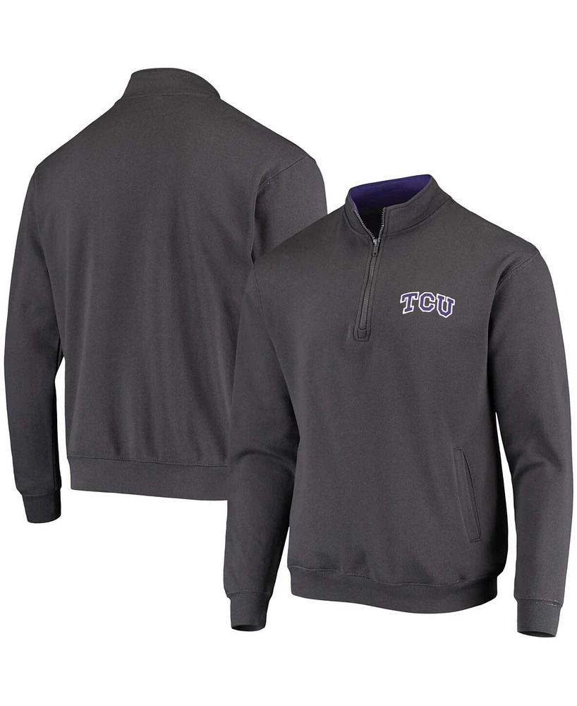 Colosseum Men's Tcu Horned Frogs Tortugas Logo Quarter-Zip Jacket