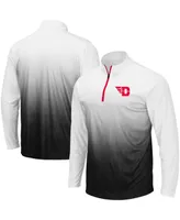 Men's Gray Dayton Flyers Magic Team Logo Quarter-Zip Jacket