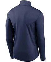 Men's Navy Tampa Bay Rays Team Logo Element Performance Half-Zip Pullover Jacket