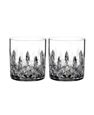 Waterford Connoisseur Lismore Straight Sided Tumbler 6oz, Set of 2