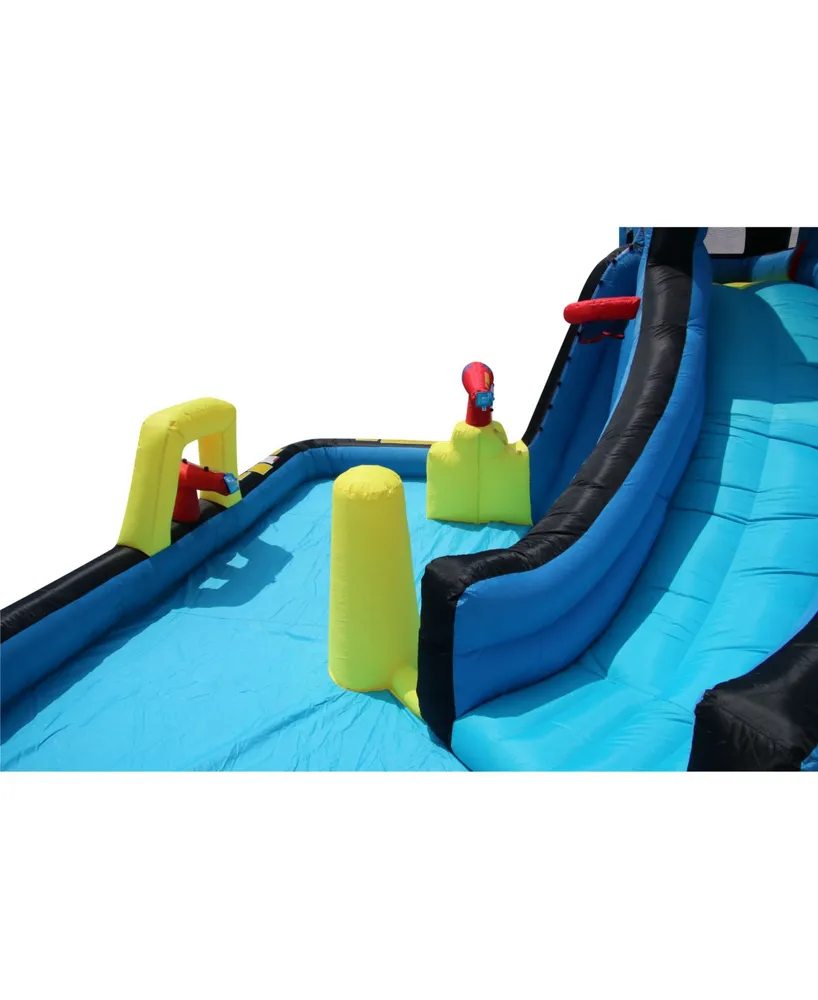 Banzai Battle Blast Inflatable Water Park Play Center