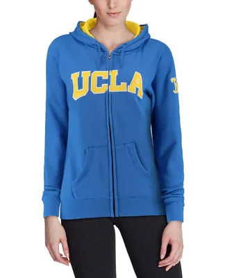 Women's Blue Ucla Bruins Arched Name Full-Zip Hoodie