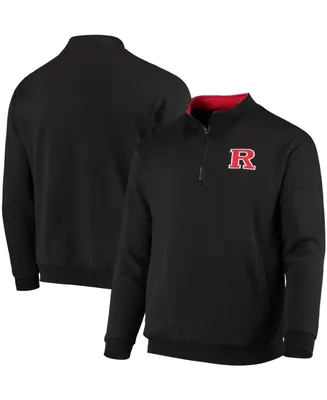 Men's Scarlet Rutgers Knights Tortugas Logo Quarter-Zip Jacket