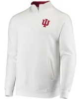 Men's White Indiana Hoosiers Tortugas Logo Quarter-Zip Jacket