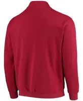 Men's Crimson Indiana Hoosiers Tortugas Logo Quarter-Zip Jacket