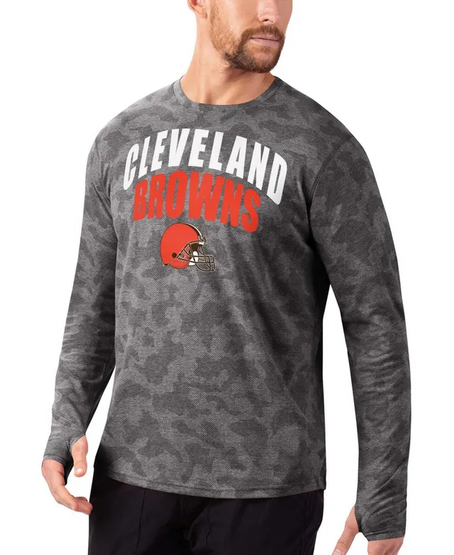 Cincinnati Bengals MSX by Michael Strahan Camo Performance Long Sleeve T- Shirt - Black