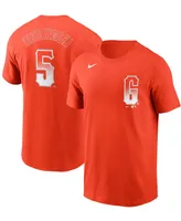 Men's Mike Yastrzemski Orange San Francisco Giants City Connect Name Number T-shirt