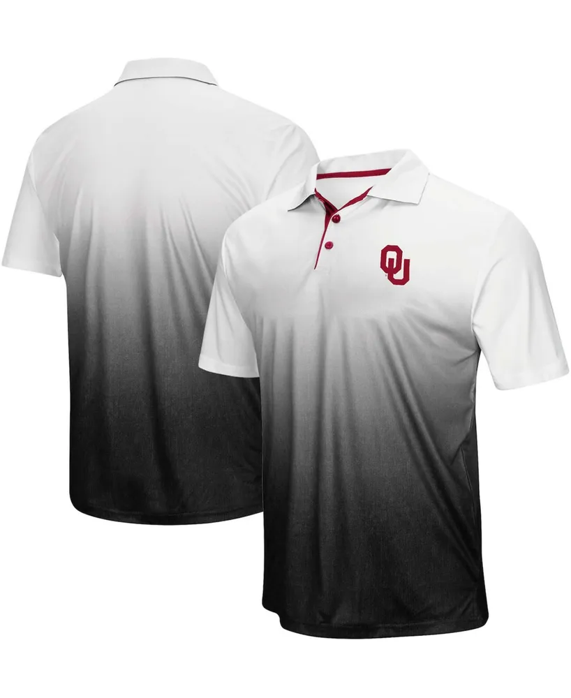 Men's Gray Oklahoma Sooners Wordmark Magic Polo Shirt