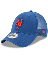 Men's Royal New York Mets Trucker 9Forty Adjustable Snapback Hat