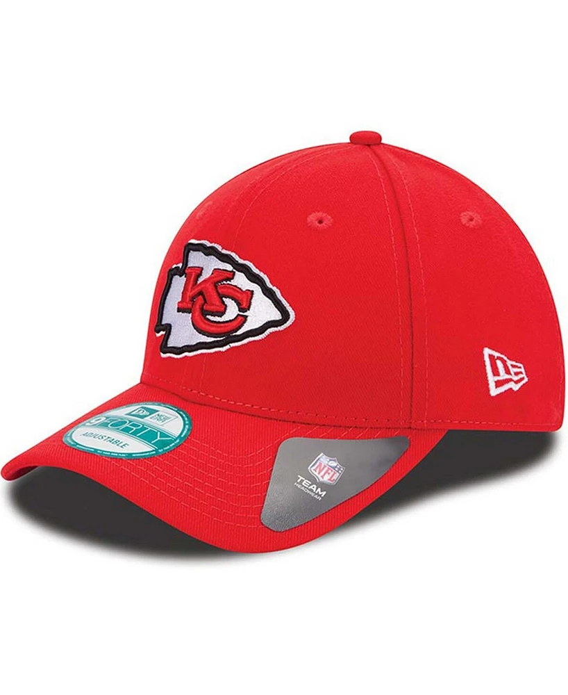 Big Boys and Girls Red Kansas City Chiefs League 9Forty Adjustable Hat