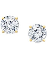 Diamond Solitaire Stud Earrings (3/4 ct. t.w.) in 14k White or Yellow Gold