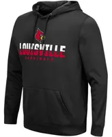 Men's Black Louisville Cardinals Lantern Pullover Hoodie