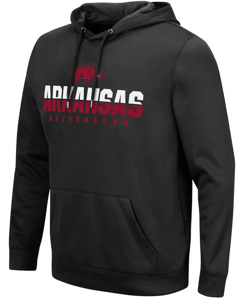 Men's Black Arkansas Razorbacks Lantern Pullover Hoodie