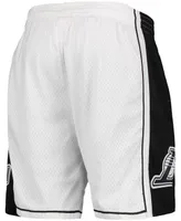 Men's Los Angeles Lakers Hardwood Classics White Out Swingman Shorts