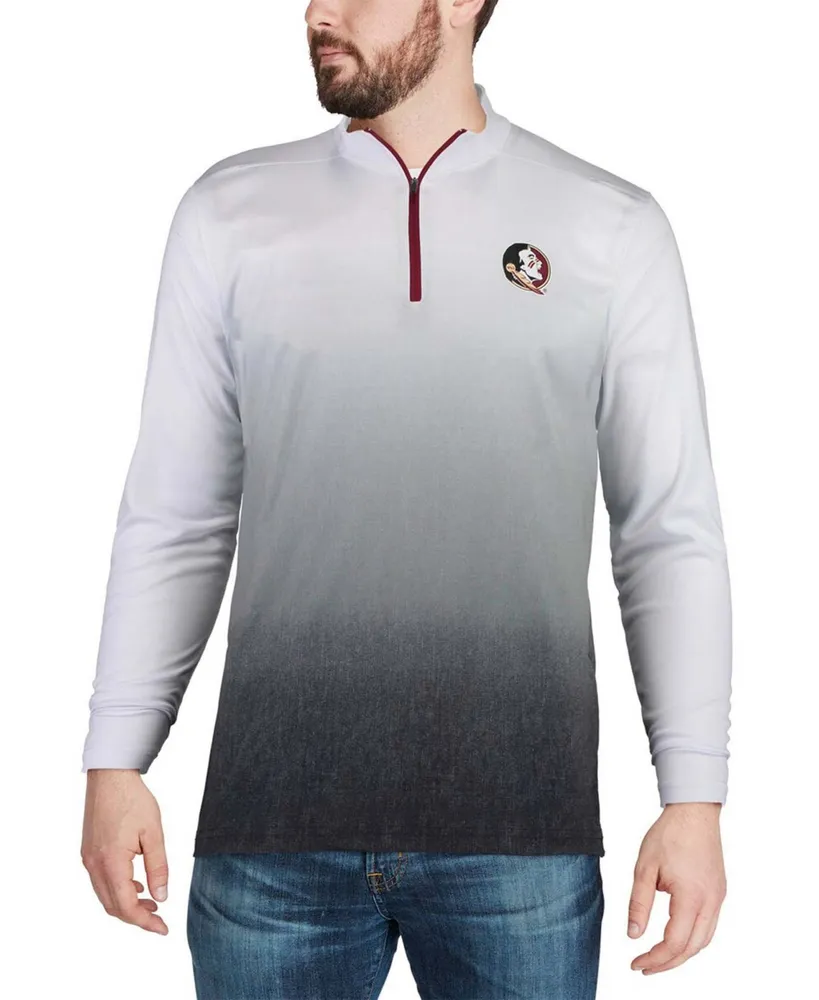 Men's Gray Florida State Seminoles Magic Team Logo Quarter-Zip Jacket