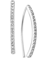 Lauren Ralph Pave Threader Earrings