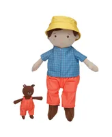 Manhattan Toy Company Playmate Friends Alex Doll with Mini Bear Stuffed Animal