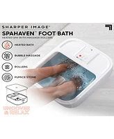 Sharper Image Spa Haven Foot Bath, Heated with Rollers and Lcd Display