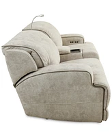 Sebaston 3-Pc. Fabric Sofa with 2 Power Motion Recliners and 1 Usb Console, Created for Macy's