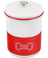 Le Creuset 4.25 Quart Enamel on Steel Pet Treat Jar with Lid
