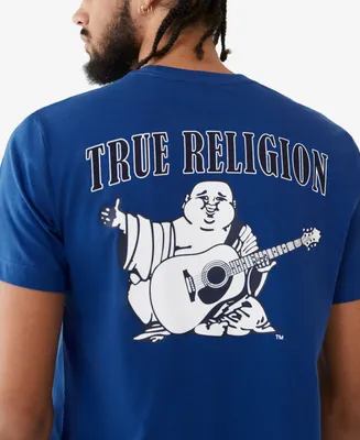 True Religion Men's Buddha Logo Crewneck Short Sleeve T-shirt