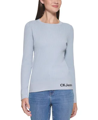 Calvin Klein Jeans Ribbed Logo Top