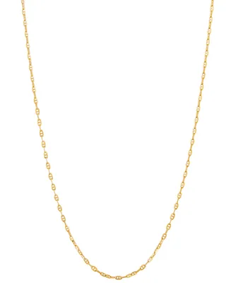 Italian Gold Mariner Link 16" Chain Necklace in 10k Gold