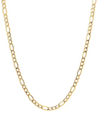 Italian Gold 18" Figaro Link (5-3/4mm) Chain Necklace in 14k Gold