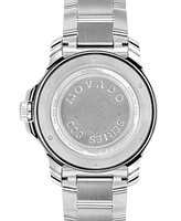 Movado Series 800 Men's Swiss Automatic Silver-Tone Stainless Steel Bracelet Watch 42mm