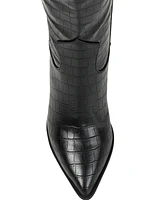 Journee Collection Women's Therese Extra Wide Calf Block Heel Knee High Dress Boots