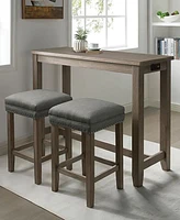 Rockland 3-Piece Counter Table Set