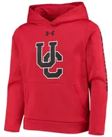 Big Boys and Girls Red Cincinnati Bearcats Fleece 2-Hit Pullover Hoodie