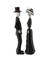 National Tree Company 13" Outfitted Skeleton Couple