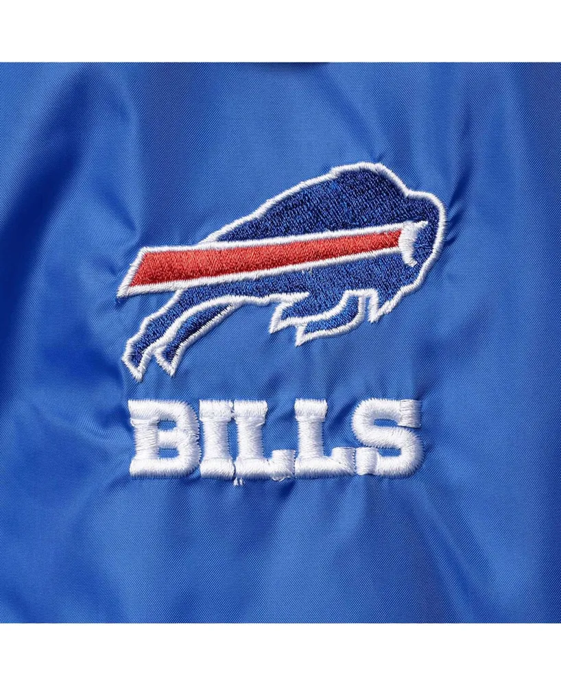 Men's Royal Buffalo Bills Coaches Classic Raglan Full-Snap Windbreaker Jacket