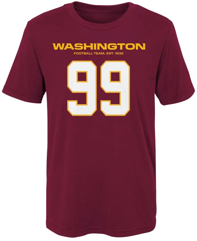 Chase Young Washington Commanders Toddler Mainliner Player Name & Number T- Shirt - Burgundy