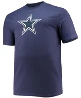 Men's Big and Tall Dak Prescott Navy Dallas Cowboys Player Name Number T-shirt