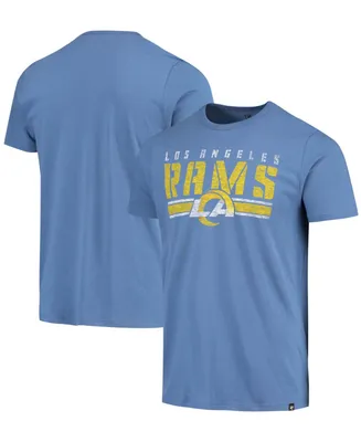 Men's Heathered Royal Los Angeles Rams Stripe Thru Franklin T-shirt
